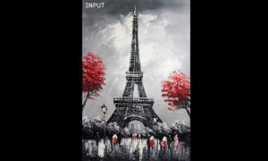 Embroidery Digitizing Eiffel Tower - WBS