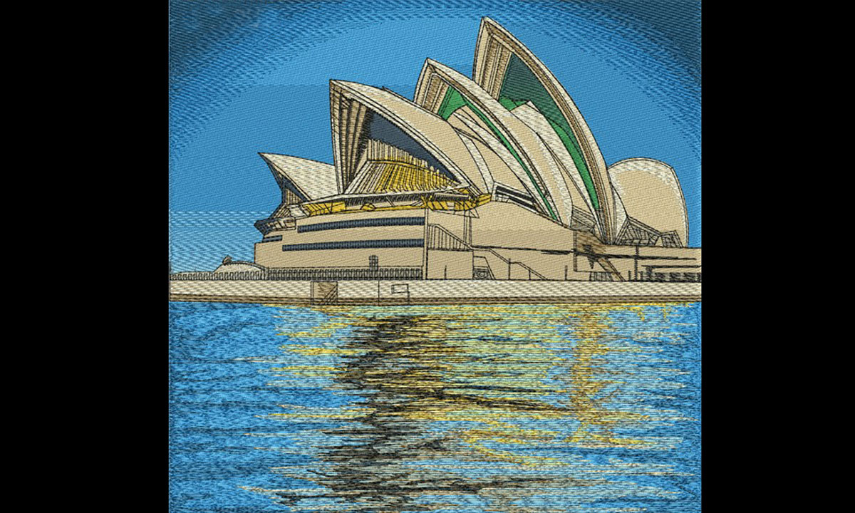 Embroidery Designs For Opera House Sydney