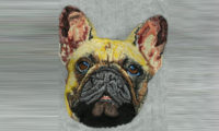Custom Embroidery French Dog Digitizing